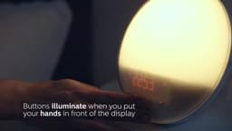 Philips SmartSleep Wake-up Light, Coloured Sunrise and Sunset Simulation, 7 Natural Sounds, FM Radio & Reading Lamp, Tap Snooze (Model HF3531/01)