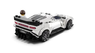 LEGO Speed Champions Bugatti Centodieci Hyper Sports Car Toy - Car Model Kit with a Driver Minifigure - Birthday Gift for 9+ Year Old Boys - 77240