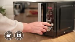 Russell Hobbs RHM2076S-AZ 20 Litre 800 W Silver Digital Solo Microwave with 5 Power Levels, Automatic Defrost, 8 Auto Cook Menus, Clock and Timer, Easy Clean