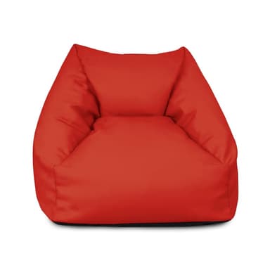 rucomfy Beanbags Snuggle Bean Bag Chair - Kids Armchair Beanbag Seat with Filling Included - Childrens Bedroom Furniture for Boys and Girls - 50 x 46 x 48cm (Red, Beanbag Only)