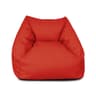 rucomfy Beanbags Snuggle Bean Bag Chair - Kids Armchair Beanbag Seat with Filling Included - Childrens Bedroom Furniture for Boys and Girls - 50 x 46 x 48cm (Red, Beanbag Only)