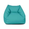 rucomfy Beanbags Snuggle Bean Bag Chair - Kids Armchair Beanbag Seat with Filling Included - Childrens Bedroom Furniture for Boys and Girls - 50 x 46 x 48cm (Turquoise, Beanbag Only)