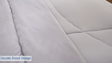 Elegear Cooling Quilt For Naked Sleepers or Night Sweats, Q-Max 0.5 Arc-Chill 3.0 Summer Cool Fiber Duvet for Travel, Adult and Hot Sleepers, Softness, Comfort, 150x200cm, Single Bed Size, Dark Gray