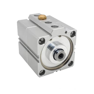 TBZFNZXF Duplex Type Double Acting Pneumatic Compact air Cylinder 16 mm bore to 5 10 15 20 25 30 35 40 45 50 mm strok(SDAT16x15x0,Nill)