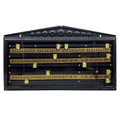 RUSWEST Scoreboard Snooker Score Recorder Billiard Game Recording Board Calculation Number Accessories - Snooker Scoreboard deal on Amazon UK