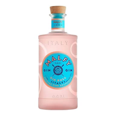 Malfy Rosa Sicilian Pink Grapefruit Flavoured Gin | Various Flavours | 41% ABV | 70cl | Citrus Grapefruit Notes | Background Notes of Juniper | Grapefruit Flavoured Gin Inspired by the Amalfi Coast