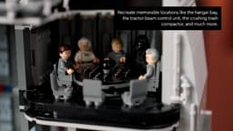 LEGO Star Wars 75419 Death Star Building Set for Adults - Interactive UCS Display Model Kit with 36 Minifigures incl. Luke Skywalker, Han Solo & Darth Vader - Collectible Gift for A New Hope Fans