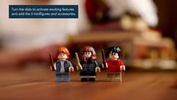 LEGO Harry Potter Philosopher's Stone – Collectors' Edition - Room Decor DIY Model w/Miniature Movie Scenes - Hedwig Owl Figure, 3 Minifigures - Gift Idea for Adult Fans - 76466