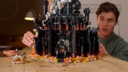 LEGO Icons The Lord of the Rings: Barad-dûr Model, Movie Memorabilia Building Set for Adults, Gift Idea for Men & Women, Includes Sauron, Gothmog, Orc, Frodo, Sam and Gollum Minifigures 10333