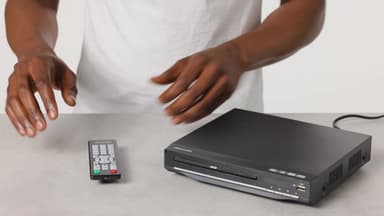 DBPOWER DVD Player for TV, DVD Players with HDMI & AV Cable, Full HD 1080P All-Region Free DVD CD MP3 Player with Remote Control, USB Port (non blueray)