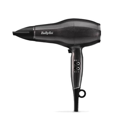 BaByliss 6491U Platinum Diamond 2300 Hair Dryer Grey 3 Heat & 2 Speed Settings - Hair Dryer deal on Amazon UK