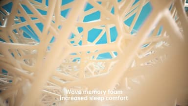 TeQsli Double Mattress 4FT6, 10 Inch Gel Memory Foam 7 Zone Orthopedic Double Mattress Pocket Sprungs Wave Memory Foam Hybrid - Medium Firm - Motion Isolation 135x190x25 cm