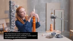 LEGO Icons NASA Artemis Space Launch System Set, Model Kit for Adults to Build, Includes an Orion Capsule and Launch Tower, Home and Office Desk Decor, Gifts for Men, Women, Him or Her 10341