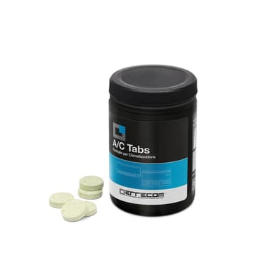 ERRECOM A/C Flow Tabs, A/C Condensate Drain Tabs, Prevent the growth of algae, mucilage, slime, and remove bad odours from the air conditioning system, 40 tablets, 8 grams each