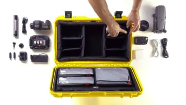 NANUK 935 Pro Photo Kit - Waterproof Hard Case for Camera, with Padded Dividers and Wheels, 56 x 36 x 23 cm - Dustproof and Shockproof, Cabin Luggage (Black) - Cabin Baggage deal on Amazon UK