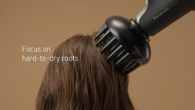 Panasonic EH-NA9J-N895 Advanced Folding Hair Dryer with Diffuser, Nanoe & Double Mineral Technology — Reduces Frizz, Damage and Split Ends, Black & Champagne Gold - Hair Dryer deal on Amazon UK