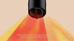 Panasonic EH-NA67 nanoe Hair Dryer with Diffuser and Oscillating Nozzle for Scalp Protection