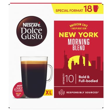 NESCAFÉ DOLCE GUSTO New York Moning Blend Americano Coffee Pods (54 Servings)