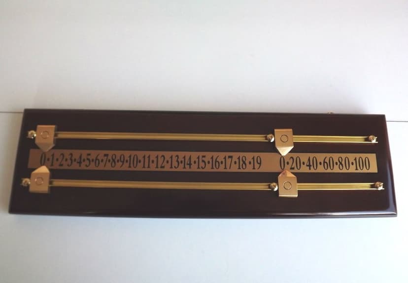 SGL DARK OAK SNOOKER SCOREBOARD**