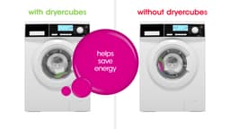 Ecozone Dryer Cubes, 2 x 3-in-1 Square Shaped Rubber Tumble Dryer Machine Laundry Balls, Softens Clothes & Reduces Drying Time, Vegan & Non Toxic Eco-Friendly, Energy Saving – Set of 2