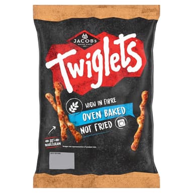 JACOB'S Twiglets Sharing Baked Snacks, 150 g (Pack of 1)