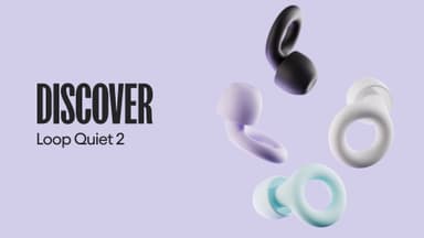 Loop Quiet 2 Ear Plugs – Ultra-Comfy Reusable Noise-Reducing Earplugs for Sleep, Deep Focus, Travel, Noise Sensitivity | Flexible Hearing Protection | Customizable Fit | 24dB (SNR) Noise Reduction