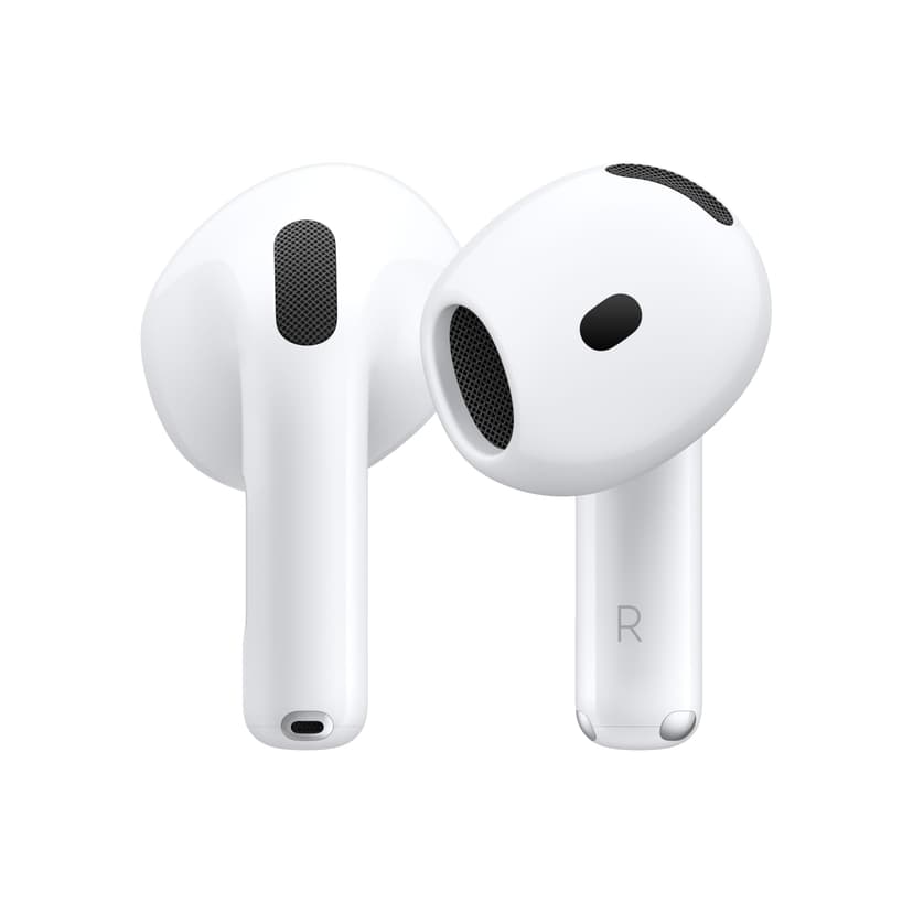 Apple AirPods 4 with Active Noise Cancellation, Wireless Earbuds, Bluetooth Headphones, Adaptive Audio, Transparency Mode, Personalised Spatial Audio, USB-C Charging Case, Wireless Charging, H2 Chip