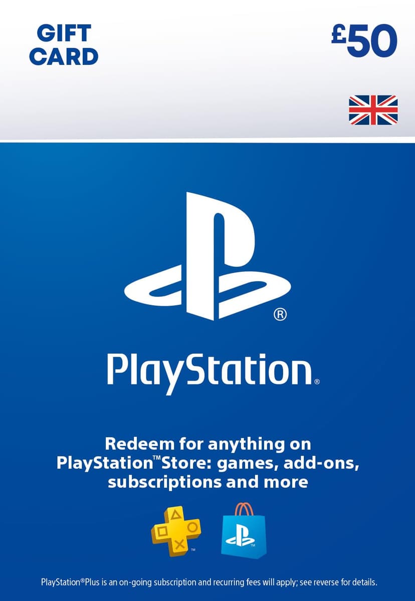 PlayStation Store Gift Card 50 GBP | PSN UK Account | PS5/PS4 Download Code