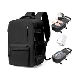 BJLFS Vacuum Backpack Travel Bag With Pump Ryanair Cabin Bags 40x30x20 Underseat Carry-ons Bag Wizzair Easyjet Vueling Hand Luggage Vacuum Bags For Travel Waterproof Laptop Backpack Women 17 inch