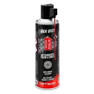 Errecom 1000 Miglia BKR 8101 Quick-Drying Bike & Motorbike Disc Brake Cleaner, Removes Dust, Oil and Grease from the Disc Brake and Brake Calliper and Optimises Braking Performance, 500 ml Aerosol Can