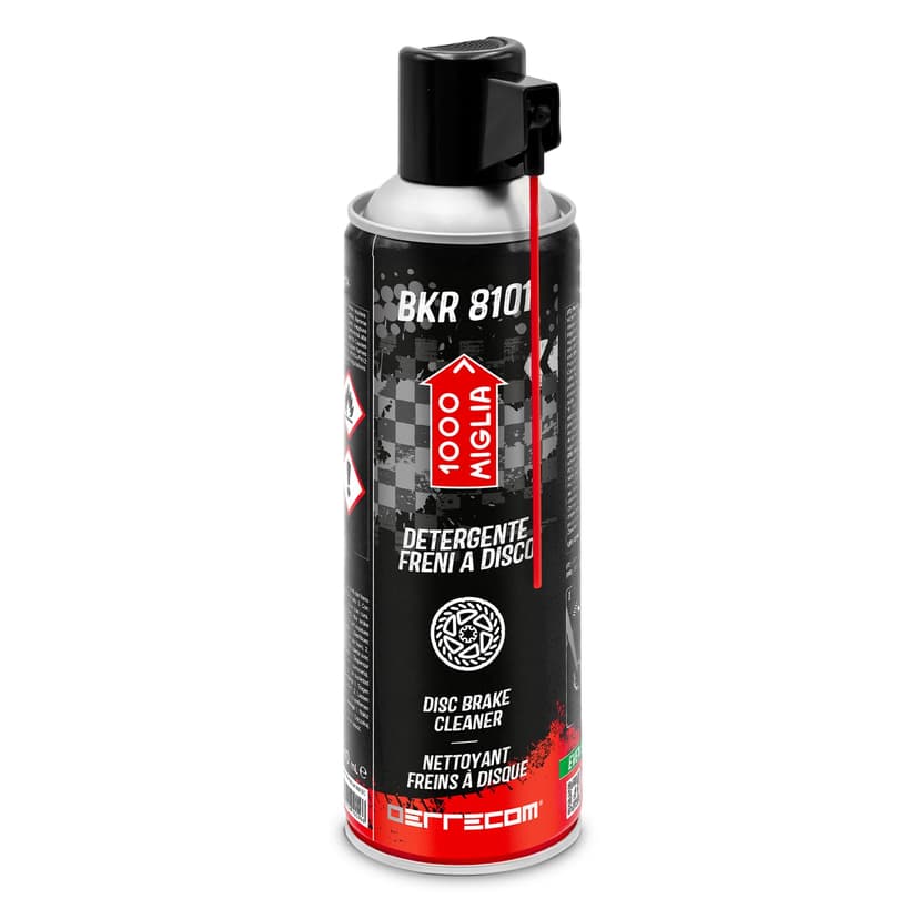 Errecom 1000 Miglia BKR 8101 Quick-Drying Bike & Motorbike Disc Brake Cleaner, Removes Dust, Oil and Grease from the Disc Brake and Brake Calliper and Optimises Braking Performance, 500 ml Aerosol Can