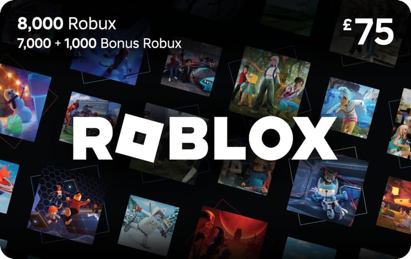 Roblox Digital Gift Card - 8,000 Robux [Includes Exclusive Virtual Item] [Online Game Code]