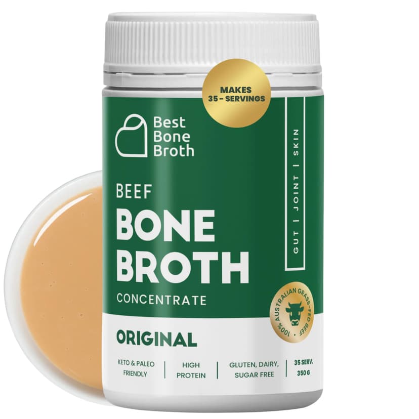 Beef Bone Broth Concentrate | Help Improve Joints, Skin, & Gut | Liquid Collagen Amino Acids | Keto, High Protein, Gluten Free | Made from Grass-Fed Beef - 35 Servings / 8.7 litres