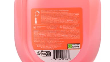 Method Washing Up Liquid Refill, Peach & Pink Pepper, 1 L