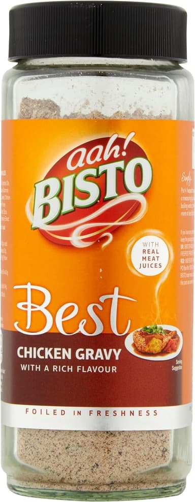 Bisto Best Chicken Gravy Granules Made with Real Meat Juice, 390 g Jar (Pack of 1)