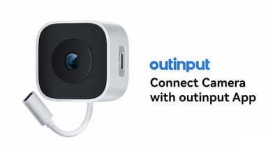 Outinput 3MP 2K Indoor Window Camera - 2.4GHz & 5GHz WiFi Window Cameras for Home Security Looking Outside with AI Color Night Vision, Person & Motion Detection, Anti-Glare, Anti-Reflection