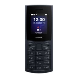 Nokia 110 4G 2nd Edition (2024) (1.8 inch display, Camera, Removable 1450mAh battery, 128MB memory expandable, Bluetooth 5.0, USB Type-C, 3.5mm jack socket, Dual SIM, IP54, FM radio) - Midnight Blue