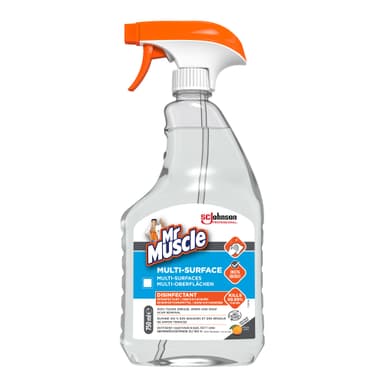 SC Johnson Professional Mr Muscle Multi-Surface Cleaner – Cuts Through Grease & Grime – Citrus Fresh – Hospital Grade – 750ml Spray – For Professional Use Only