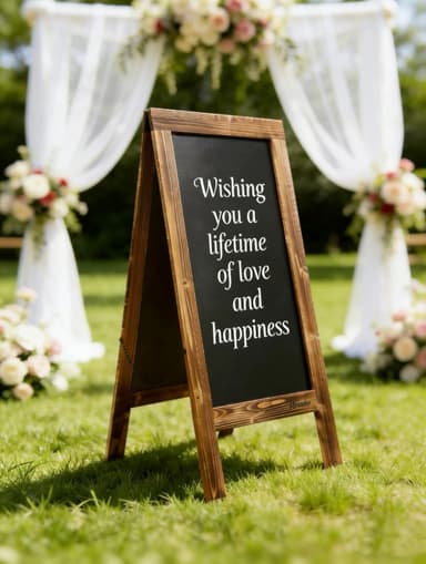 DIPAMKAR H86cm Magnetic Pavement Board Advertising A Board Pavement Chalkboard Signs Sandwich Blackboard for Party/Wedding/Cafe Shop/Pub