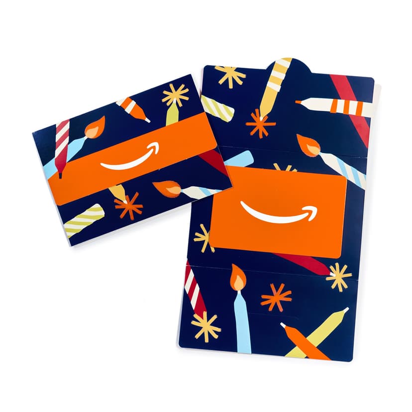 Amazon Gift Card in a Mini Envelope - Delivered by Post - Candlelight Celebration