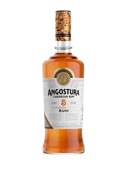 Angostura 5 Year Old Superior Gold | Premium Caribbean Rum | 40% ABV | 70cl Aged for a minimum of five years in bourbon oak barrels | Notes of spice, brûlée sugar and vanilla