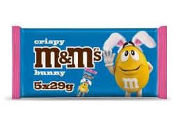 M&M's Crispy Multipack Chocolate Easter Bunny 5 x 29g