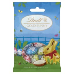 Lindt Lindt Mini Eggs Milk and White Chocolate 80g – Assorted Swiss Chocolate Mini Eggs – Easter Treat for Adults and Kids – Easter, gift