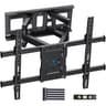 PERLESMITH TV Wall Bracket, for 37-85 Inch TVs up to 60kg, Swivel Tilt Extend TV Wall Mount, 55 65 inch Wall Brackets max VESA 600x400mm, PSPILFK1