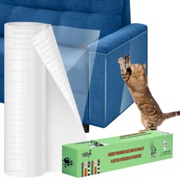 Sofa Protectors from Pets Plastic(4.1M x 31.5CM): TOOSOFt Large Anti Cat Scratch Furniture Protector Sticker - Clear Training Self-Adhesive Stop Dog Scratching Door Tape for Carpet,Couch Corner,Walls