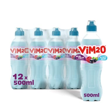 Vimto Original Vimto Still Fruity Spring Water Drink - for Hydration - Low Calorie - Multipack 500ml Bottles (pack of 12)