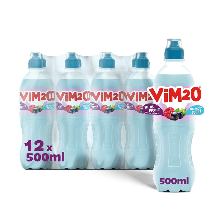 Vimto Original Vimto Still Fruity Spring Water Drink - for Hydration - Low Calorie - Multipack 500ml Bottles (pack of 12)