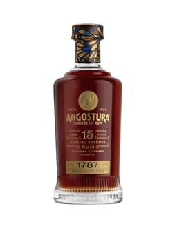 Angostura 1787 15-Year-Old Special Reserve | Super Premium Caribbean Rum | 40% ABV | 70cl | Aged 15 years in charred oak casks | Rich notes of treacle, honey & vanilla with chocolate and warm spice