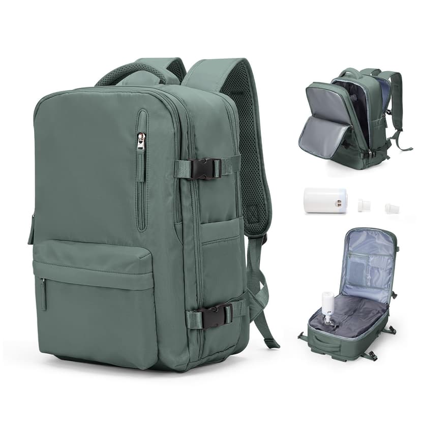 SZSYCN Vacuum Backpack Travel Bag With Pump Ryanair Cabin Bags 40x30x20 Underseat Ryan Air Hand Luggage 40 x 20 x 25 Carry On Baggage For Flights Backpack With Compression System