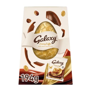 Galaxy Milk Chocolate Mini Eggs Extra Large Easter Egg 194g